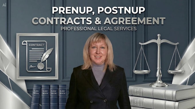 write legally binding prenup, postnup and marriage agreement