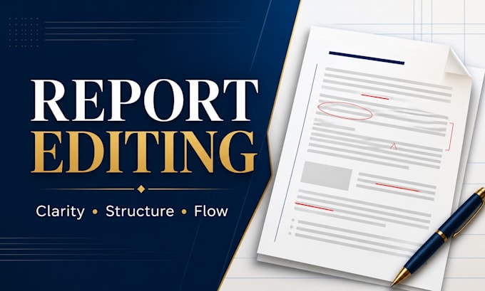 edit professional reports for clarity structure and flow