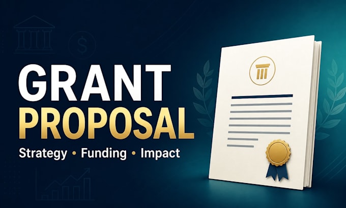write a professional grant proposal and funding application