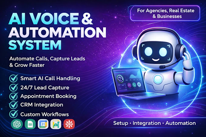 build ai calling and appointment booking agent for you
