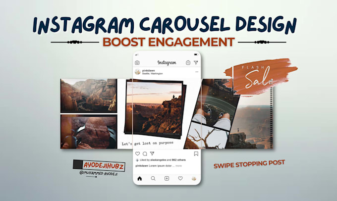 design engaging instagram carousel posts for growth and engagements