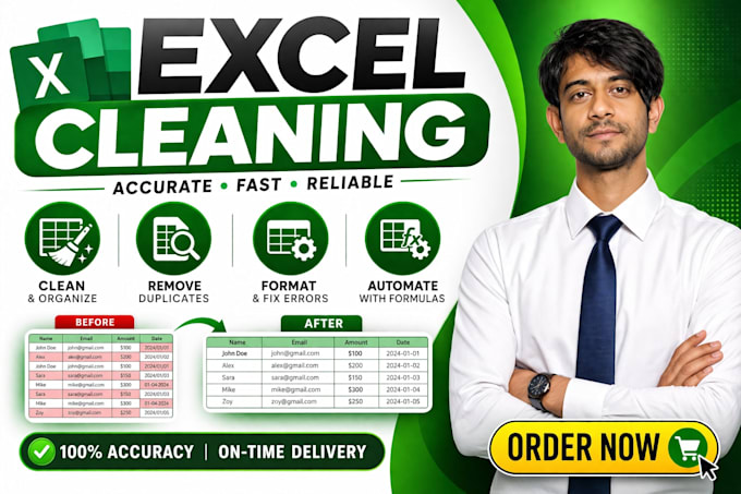 excel data cleaning formatting remove duplicates