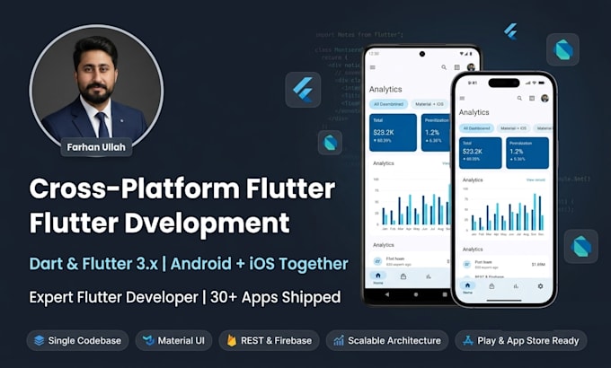 develop your flutter app for ios and android