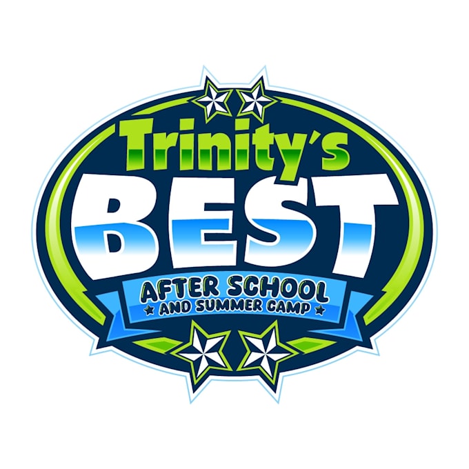 design a awesome fun childcare summer camp logo