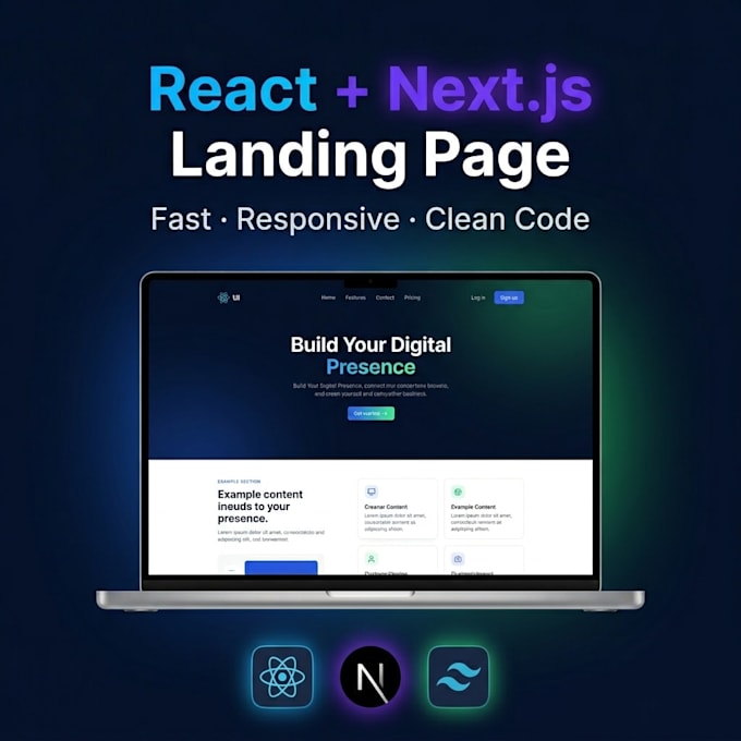 Build your saas landing page with nextjs by Edwin_c03 | Fiverr