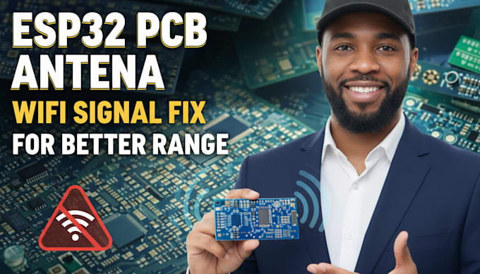 optimize esp32 pcb antenna design and improve signal strength
