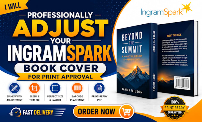 adjust your ingramspark book cover for print approval