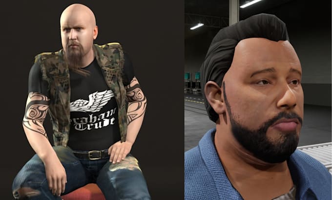 create realistic 3d metahuman avatar character game model unreal engine 5 daz 3d