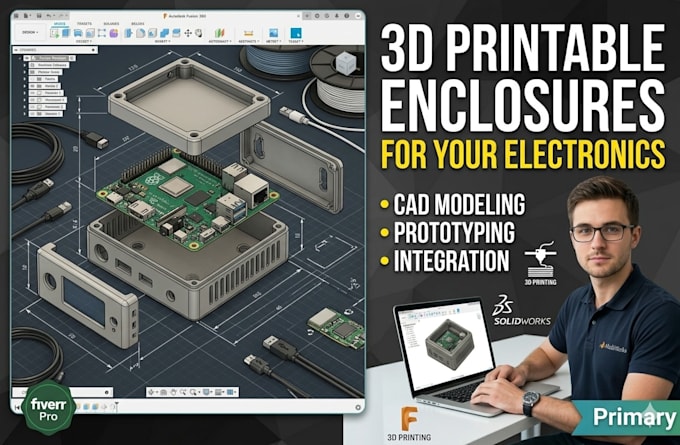 design 3d printable enclosures for your electronics