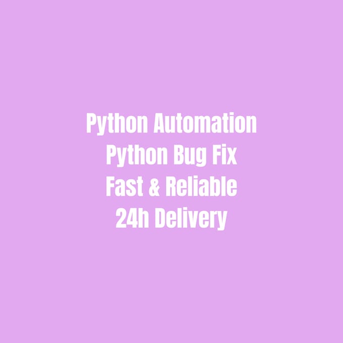 fix python bugs and errors quickly