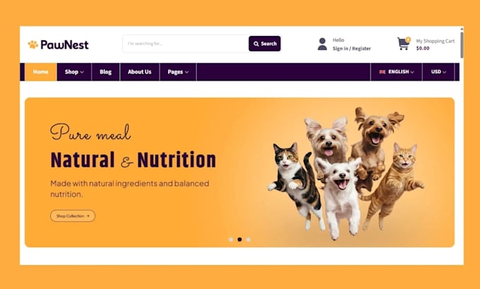 build a sales ready pet shopify store website redesign and store audit