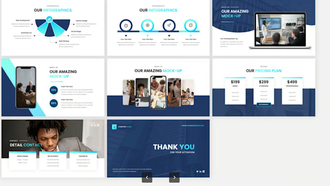 Design a professional investor pitch deck in powerpoint and google ...