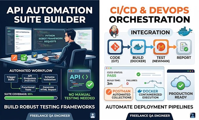 develop automation test for your frontend and backend