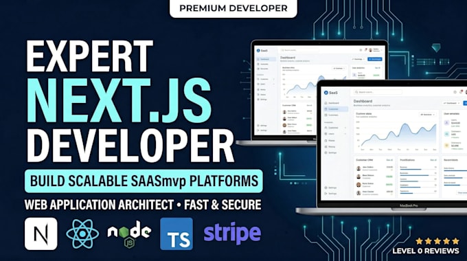 develop a high performance nextjs web app and saas platform