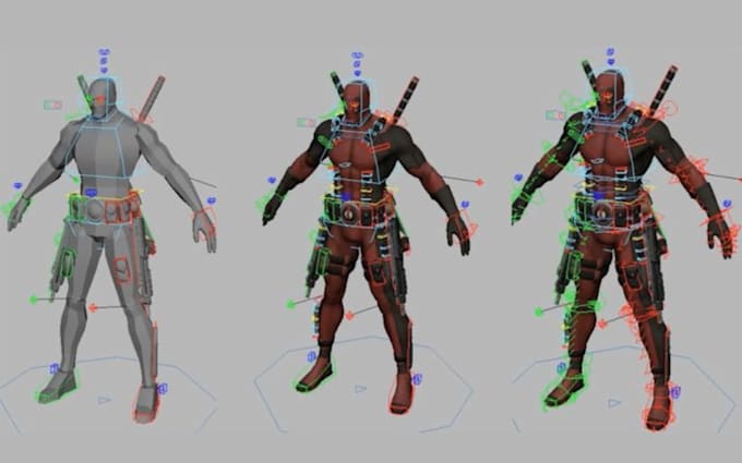 Fix 3d game character mesh rig animation fps errors unity ue5 blender ...