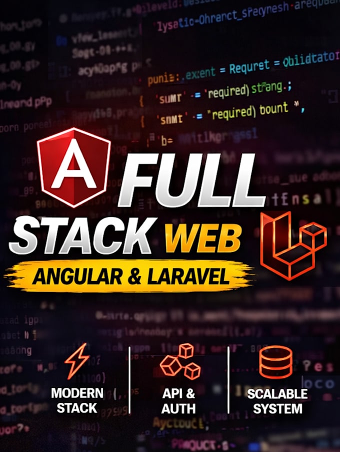 Build a full stack web app with angular and laravel backend by ...