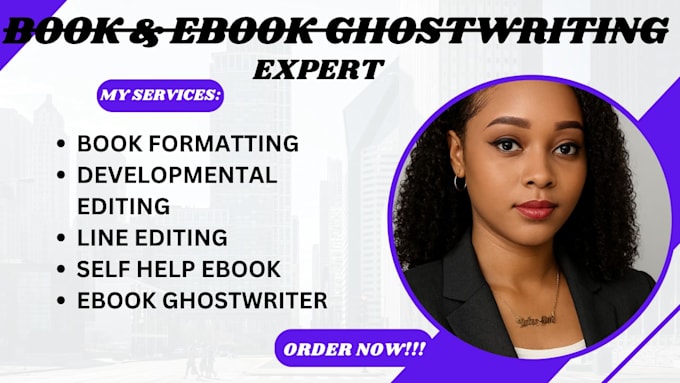 book formatting developmental editing ebook ghost writer copy line editing