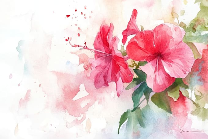 design a watercolor illustration