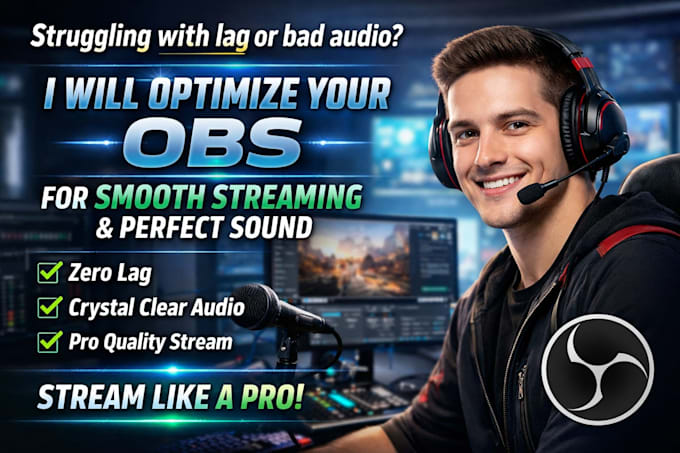 professionally optimize your obs for smooth streaming and perfect audio