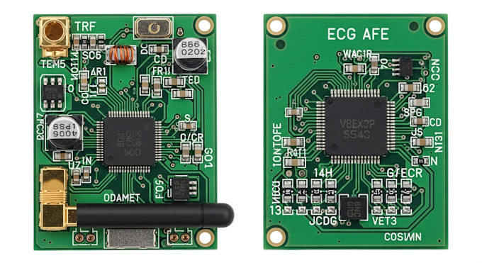 Conception de miniature pcb, conception de circuit, disposition rf ...