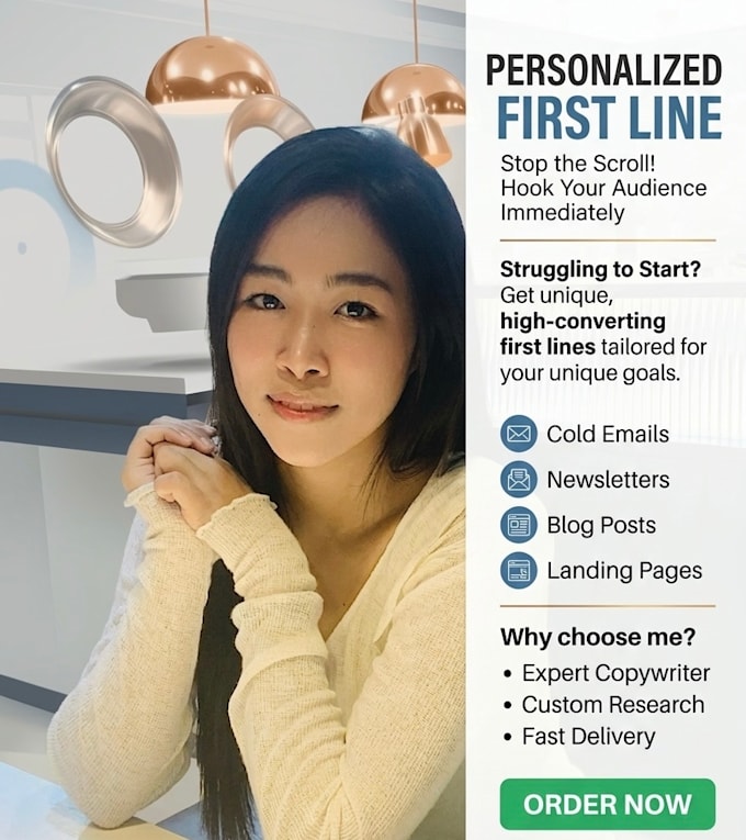 write personalized first lines that get replies