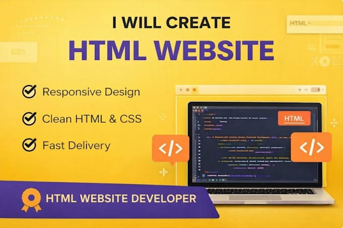 create a responsive HTML website or form
