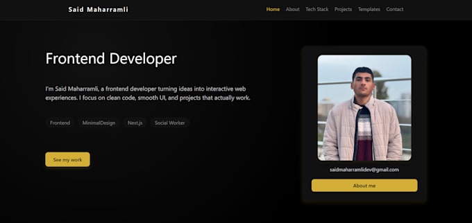 create website that fits your taste