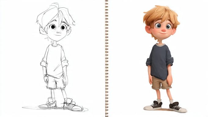 design a cartoon character