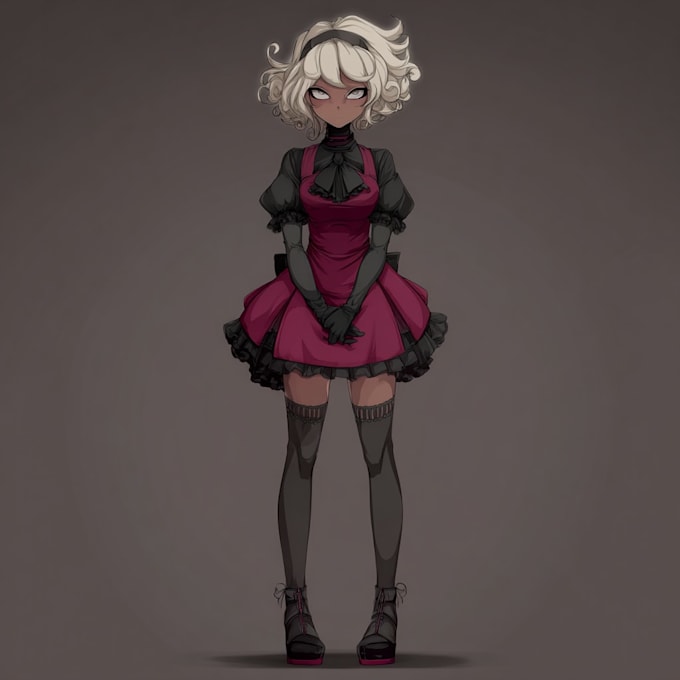 make awesome danganronpa character portrait for you