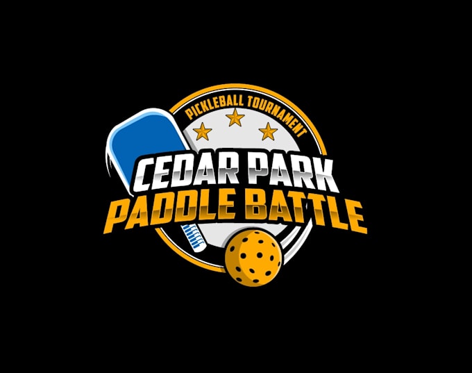create graceful and fantastic pickleball  logo design
