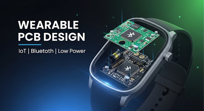 design wearable device pcb for iot, bluetooth, and low power electronics