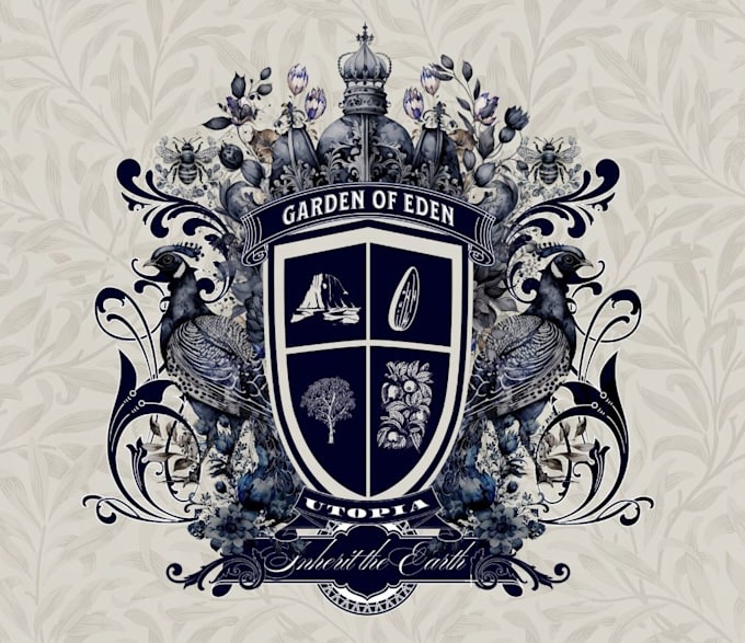 make custom family crest coat of arms logo