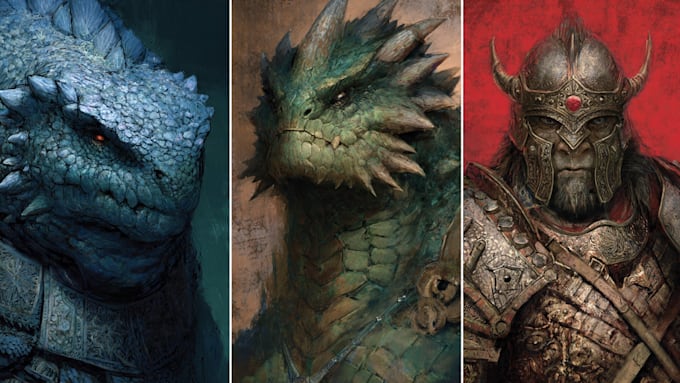 draw your fantasy creature, monster, or character