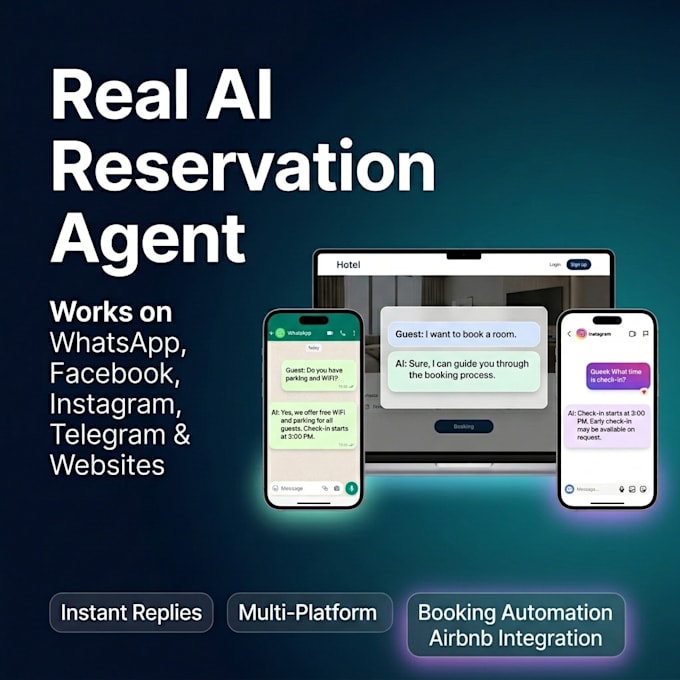 build an ai hotel reservation system to automate bookings