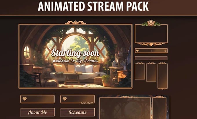 do stream overlay animated twitch overlay stream package twitch logo streaming