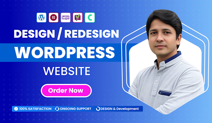 design, redesign, rebuild, and develop a responsive modern wordpress website