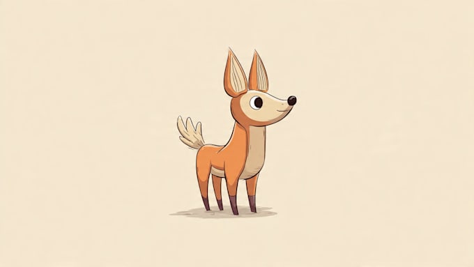 create cute animal cartoon design