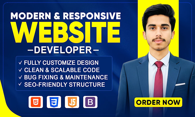 Design modern dashboard using html css javascript and bootstrap by ...