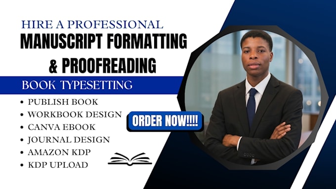 proofreading, manuscript formatting, book typesetting, kdp upload for amazon kdp