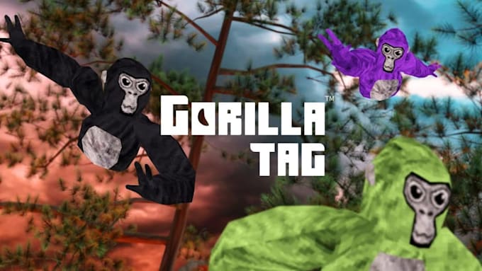 create a gorilla tag fan game, vr multiplayer game and custom map
