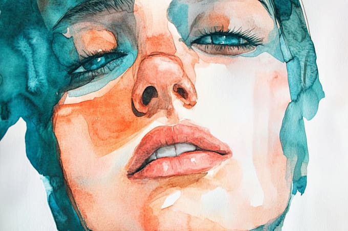 design a watercolor illustration