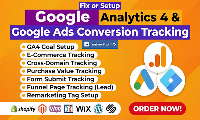 setup ga4, fb pixel, capi, SMM, google ads conversion, GTM server side tracking