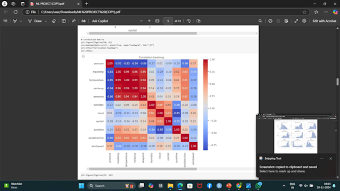 build a machine learning model using python