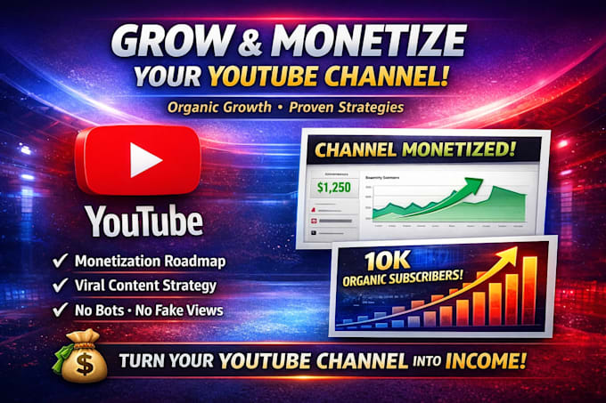 grow and monetize your youtube channel organically