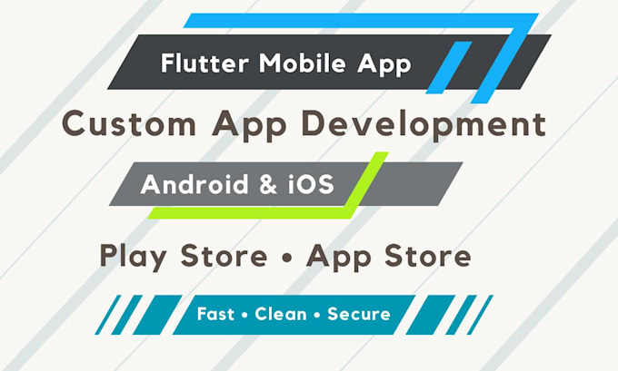 develop a flutter mvp app for android and ios