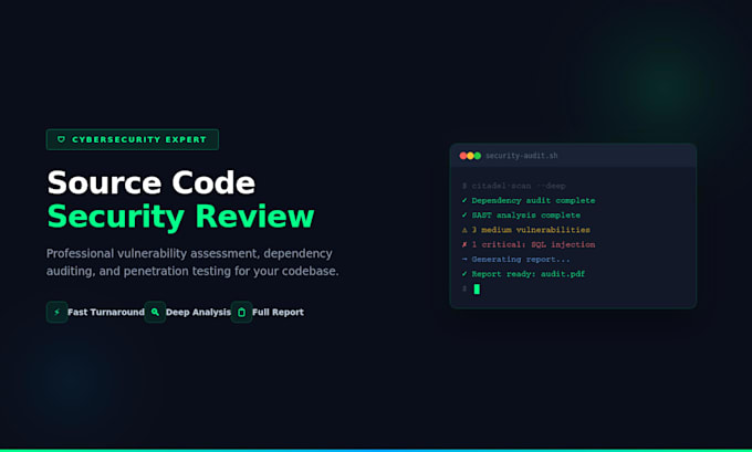 audit your npm or pip dependencies for security vulnerabilities