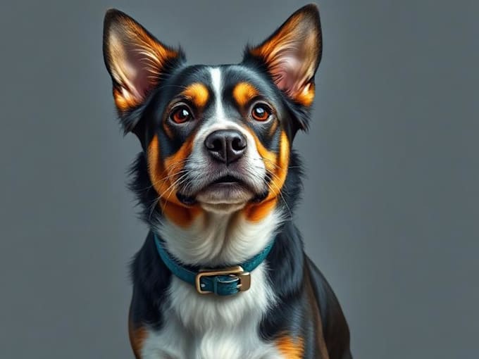 do a custom pet portrait, dog portrait, cat portrait