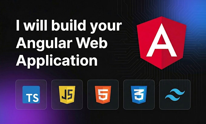 build a responsive angular web app or dashboard