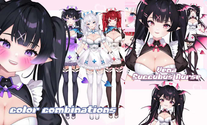 vtuber model live2d rigging 3d vtuber model live2d model for vtube studio vrm
