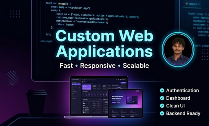 develop custom web applications and backend features